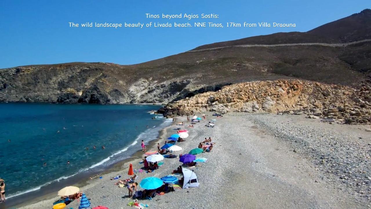 Amazing View Villa Draoúna, Agios Sostis, Tinos Agios Sostis  Esterno foto