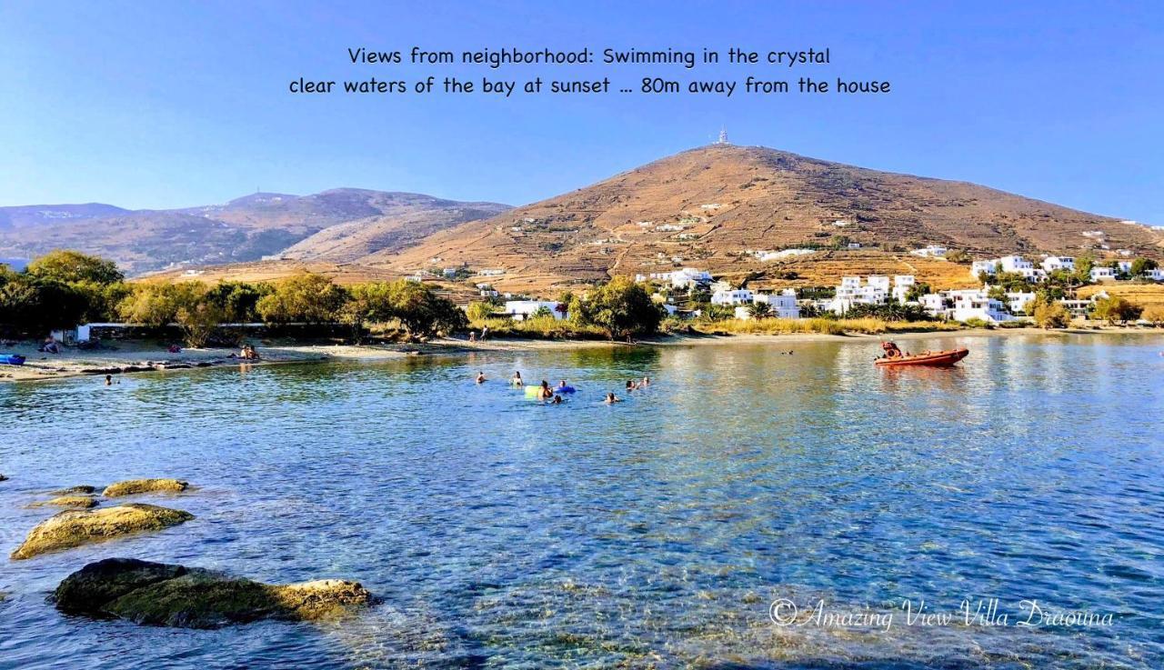 Amazing View Villa Draoúna, Agios Sostis, Tinos Agios Sostis  Esterno foto