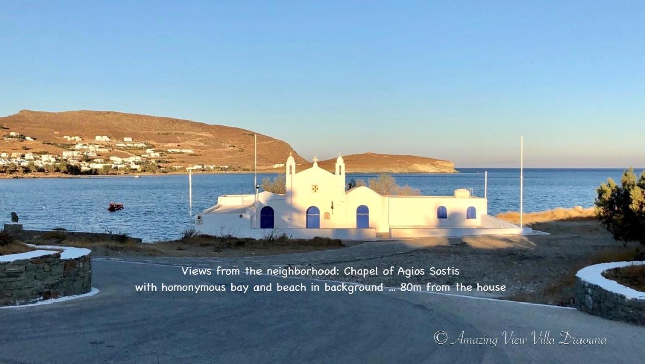 Amazing View Villa Draoúna, Agios Sostis, Tinos Agios Sostis  Esterno foto