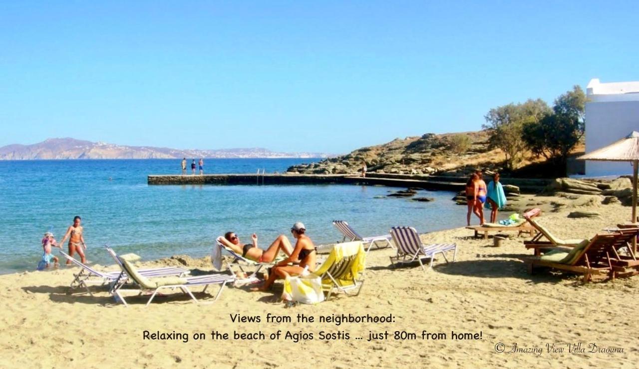 Amazing View Villa Draoúna, Agios Sostis, Tinos Agios Sostis  Esterno foto