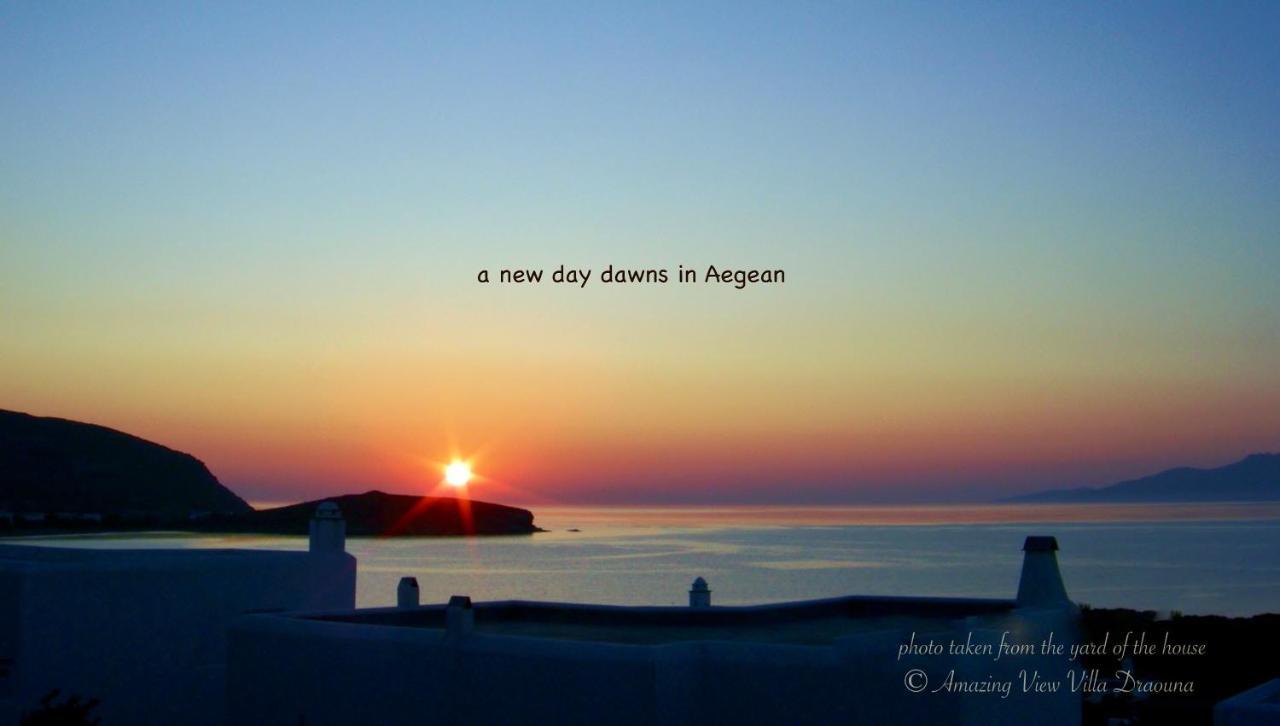 Amazing View Villa Draoúna, Agios Sostis, Tinos Agios Sostis  Esterno foto